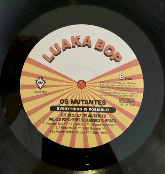 Everything Is Possible! - The Best Of Os Mutantes (VINYL) | Mint (M) Mint (M) - ROCK *SEALED*
