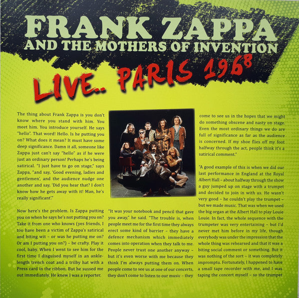 Live.. Paris 1968 | Mint (M) Mint (M) - ROCK *SEALED*