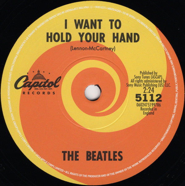 I Want To Hold Your Hand / I Saw Her Standing There (7" VINYL)(RSD BLACK FRIDAY) | Mint (M) Mint (M) - ROCK *SEALED*