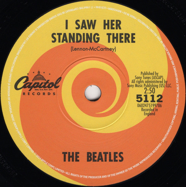 I Want To Hold Your Hand / I Saw Her Standing There (7" VINYL)(RSD BLACK FRIDAY) | Mint (M) Mint (M) - ROCK *SEALED*