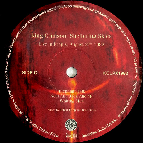 Sheltering Skies (Live In Fréjus, August 27th 1982) (VINYL) | Mint (M) Mint (M) - ROCK *SEALED*
