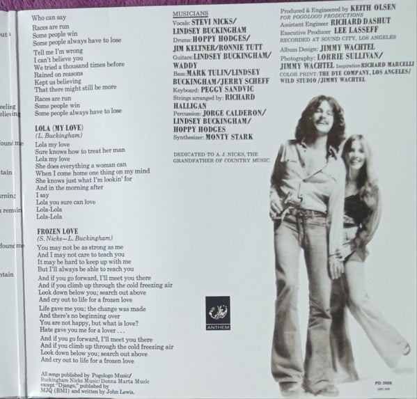 Buckingham Nicks - Buckingham Nicks (UNOFFICIAL VINYL) | - ROCK *SEALED*