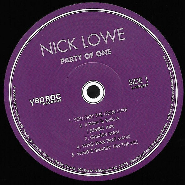 Party Of One (BONUS 10" VINYL) | Mint (M) Mint (M) - ROCK *SEALED*