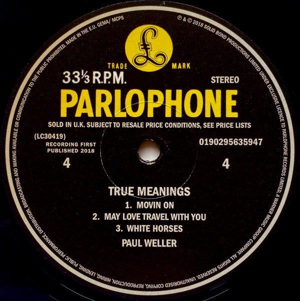 True Meanings | Mint (M) Mint (M) - ROCK *SEALED*