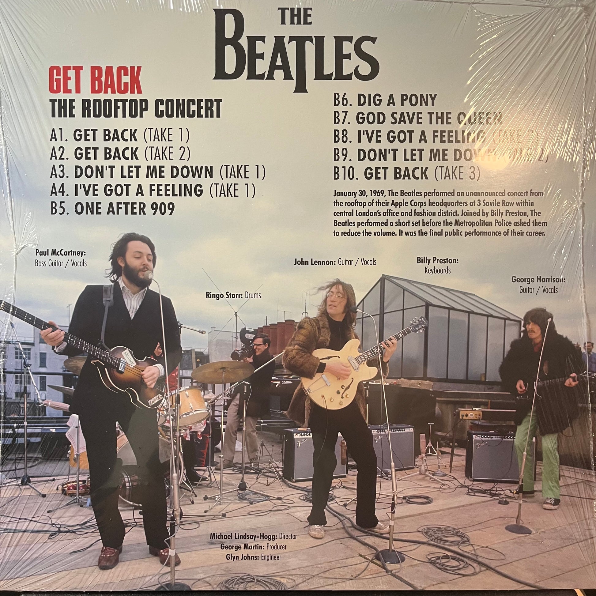The Beatles - Get Back - The Rooftop Performance (VINYL LP) | - ROCK *SEALED*