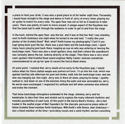 Garcia Live Volume 21 (February 13th, 1976 Keystone, Berkeley CA) *CD* | Mint (M) Mint (M)