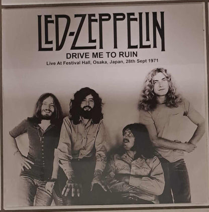 Drive Me To Ruin - Live At Festival Hall, Osaka, Japan, 28th Sept 1971 (VINYL) | Mint (M) Excellent+ (EX+) - ROCK *SEALED*