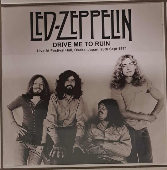 Drive Me To Ruin - Live At Festival Hall, Osaka, Japan, 28th Sept 1971 (VINYL) | Mint (M) Excellent+ (EX+) - ROCK *SEALED*