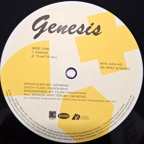 Genesis (AARP 2xVINYL) | Mint (M) Mint (M) - ROCK *SEALED*
