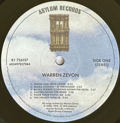 Warren Zevon (2XVINYL) | Mint (M) Mint (M) - ROCK *SEALED*