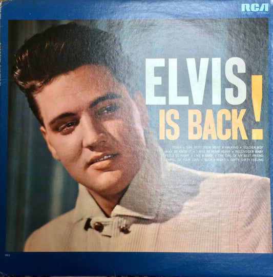Elvis Is Back! *1977/BLACK LABEL* | Mint (M) Near Mint (NM)