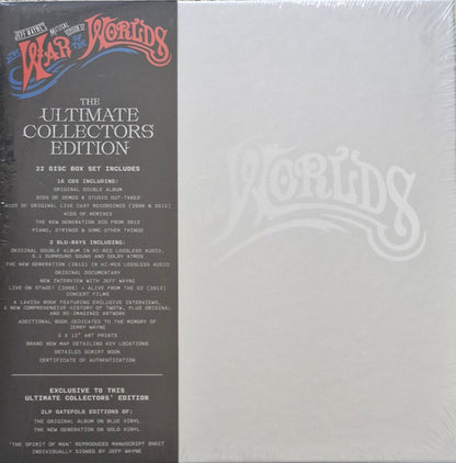 Jeff Wayne's Musical Version Of The War Of The Worlds (VINYL & CD BOX SET) | - ROCK *SEALED*