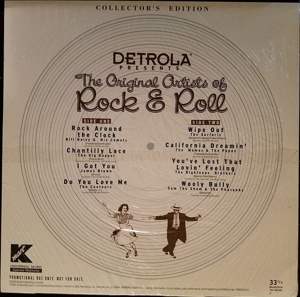 Detrola Presents The Original Artists Of Rock & Roll (VINYL) | Mint (M) Mint (M) - ROCK *SEALED*