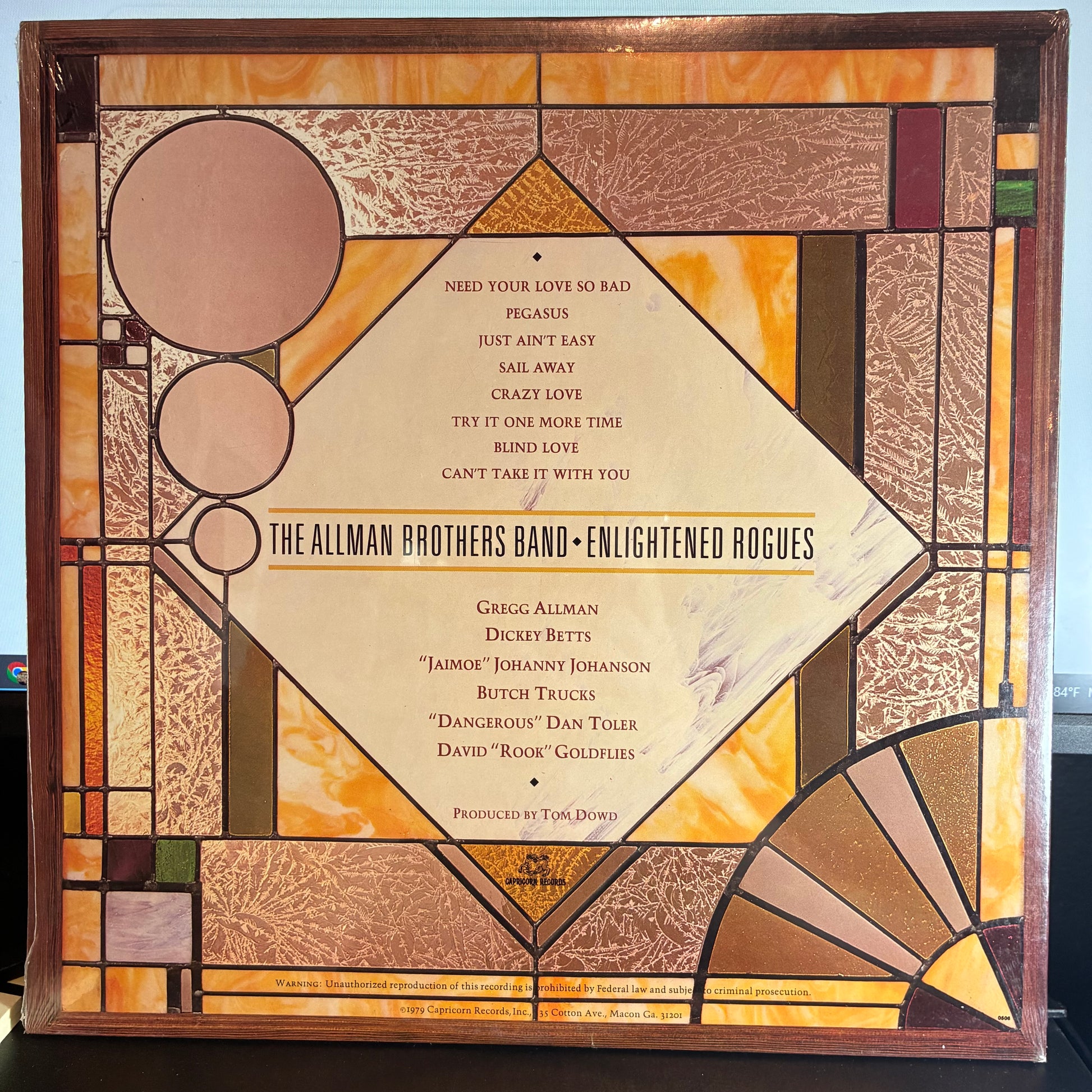 The Allman Brothers Band - Enlightened Rogues (VINYL LP Capricorn Records ‎– CPN 0218) | NEW Mint (M) Mint (M) - ROCK *SEALED*