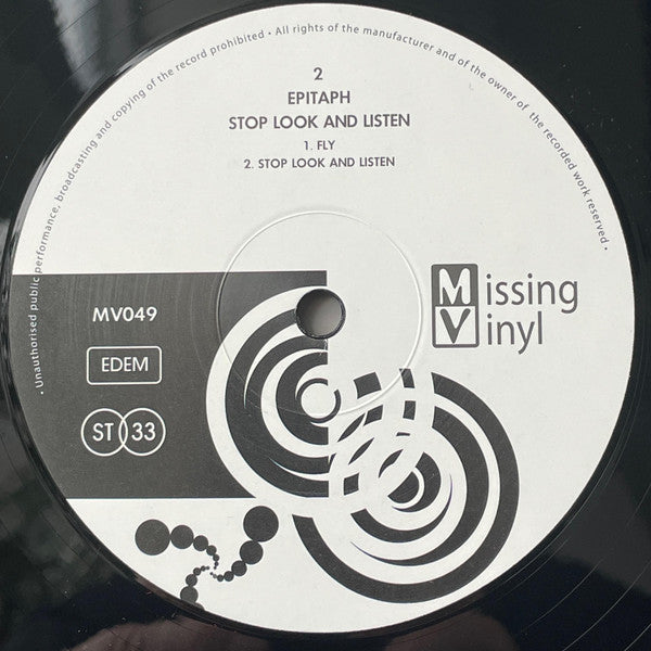 Stop Look And Listen (VINYL) | Mint (M) Mint (M) - ROCK *SEALED*