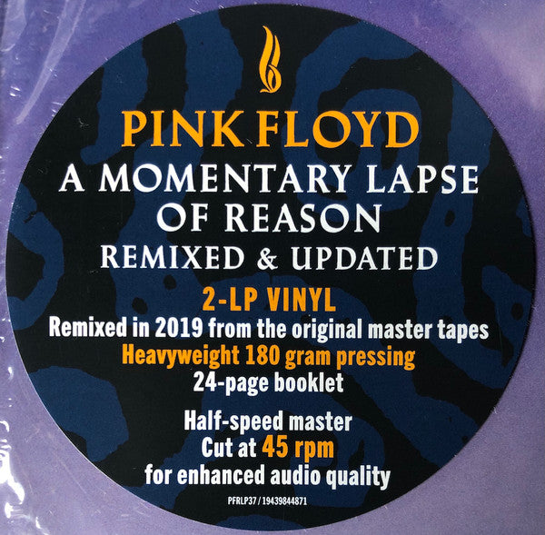 A Momentary Lapse Of Reason (Remixed & Updated) *LIGHT CREASE* (2xVINYL) | Mint (M) Excellent+ (EX+) - ROCK *SEALED*