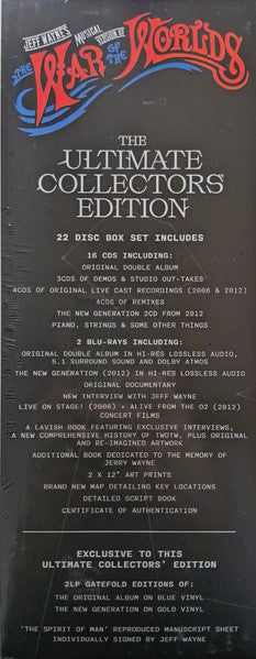 Jeff Wayne's Musical Version Of The War Of The Worlds (VINYL & CD BOX SET) | - ROCK *SEALED*