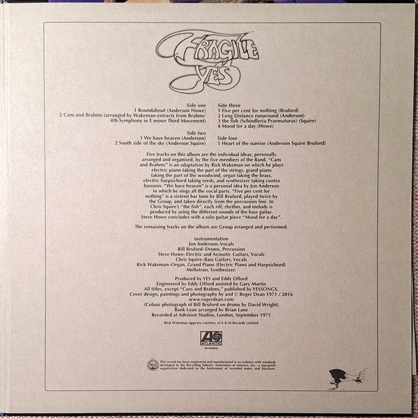 Fragile (2xVINYL) | Mint (M) Mint (M) - ROCK *SEALED*
