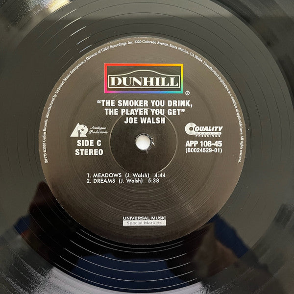 Joe Walsh - The Smoker You Drink, The Player You Get | Mint (M) Mint (M) - ROCK *SEALED*