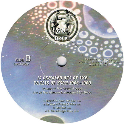 The Grateful Dead - It Crawled Out Of The Vaults Of KSAN 1966-1968 - Volume 1: Live At The Fillmore Auditorium 11/19/66 (VINYL LP Go! Bop! GBKS1005) | - ROCK *SEALED*
