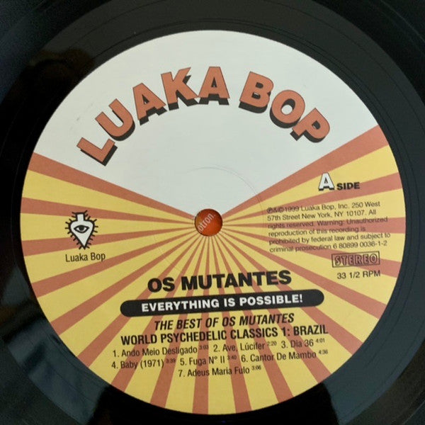 Everything Is Possible! - The Best Of Os Mutantes (VINYL) | Mint (M) Mint (M) - ROCK *SEALED*