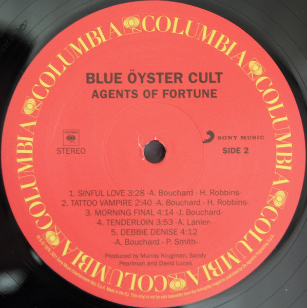 Agents Of Fortune (VINYL) | - ROCK *SEALED*