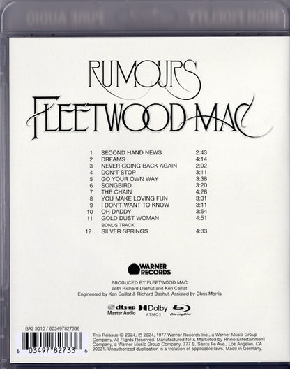 Rumours (BLU-RAY DISC) | - ROCK *SEALED*
