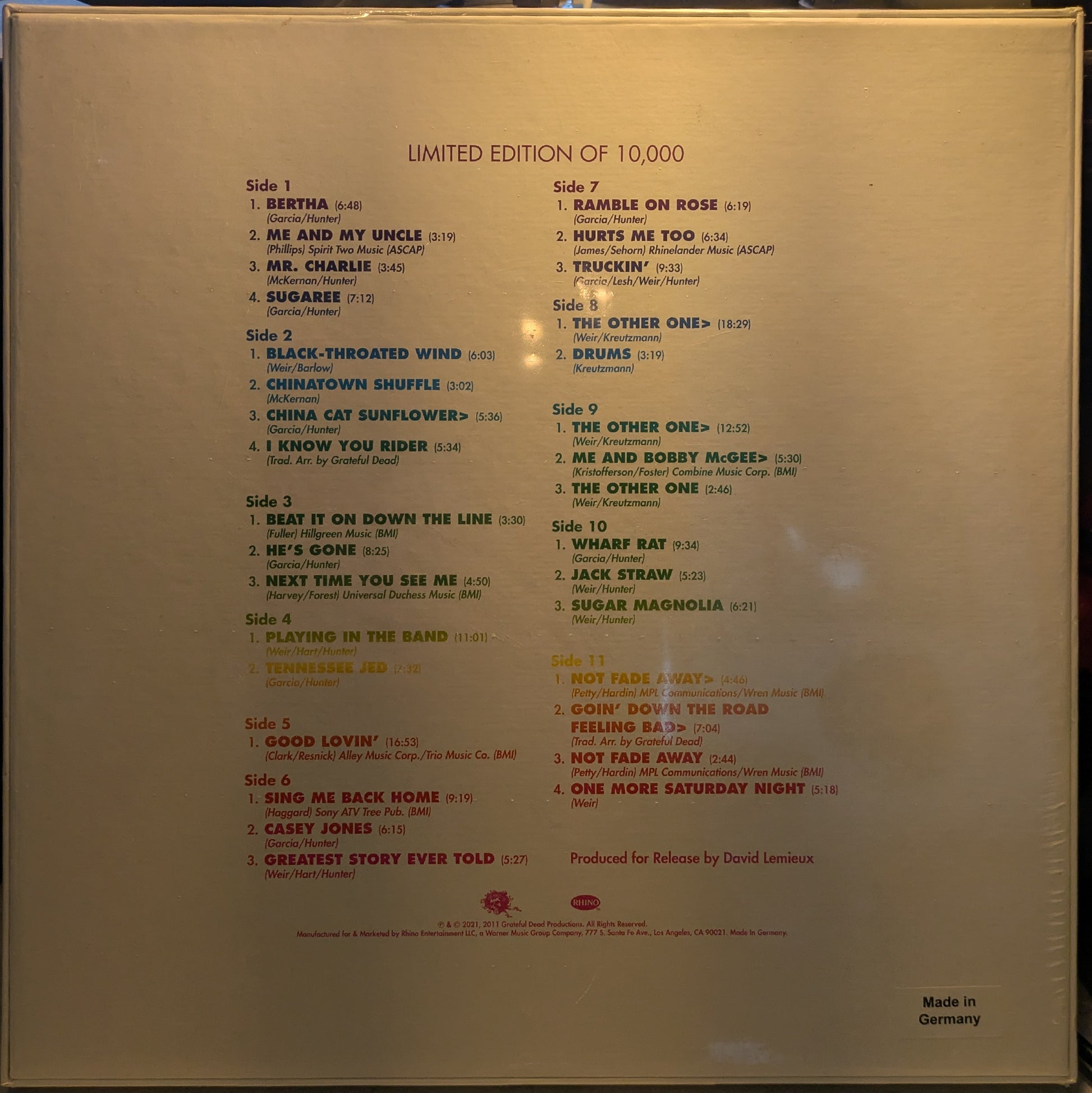 Olympia Theatre, Paris, France (5/3/72) (6xVINYL BOX SET) | Mint (M) Near Mint (NM or M-) - ROCK *SEALED*