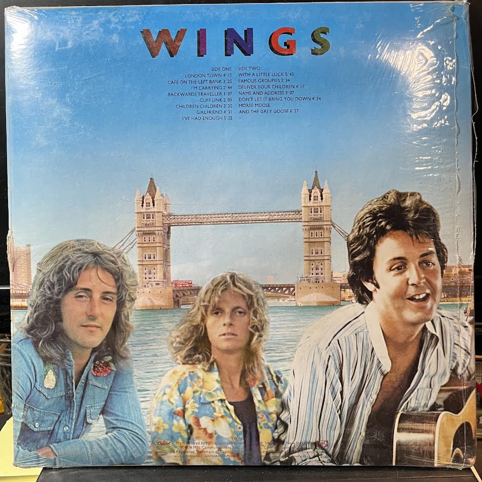 London Town (VINYL) | Mint (M) Very Good Plus (VG+) - ROCK *SEALED*