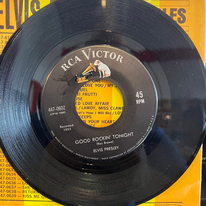Elvis Presley - Good Rockin' Tonight / I Don't Care If The Sun Don't Shine | Excellent (EX) Excellent (EX) - ROCK / USED *EXCELLENT/45*