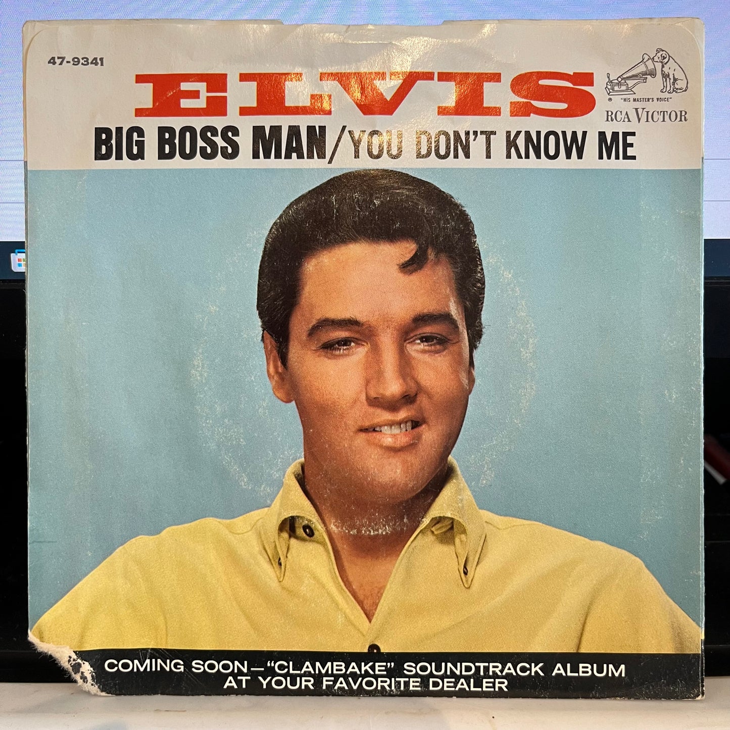 Elvis Presley - Big Boss Man / You Don't Know Me *INDIANAPOLIS* | Excellent (EX) Very Good Plus (VG+) - ROCK / USED *EXCELLENT/45*