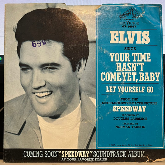 Elvis Presley - Your Time Hasn't Come Yet, Baby / Let Yourself Go | Excellent (EX) Very Good (VG) - ROCK / USED *EXCELLENT/45*