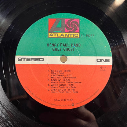 Henry Paul Band - Grey Ghost *SPECIALTY* | Excellent (EX) Excellent (EX) - ROCK / USED *EXCELLENT+*
