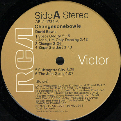 ChangesOneBowie (VINYL) | Excellent+ (EX+) Generic - ROCK / USED *EXCELLENT+*