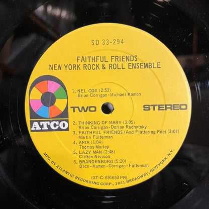 The New York Rock Ensemble - Faithful Friends *SHRINK/PRESSWELL* | Excellent (EX) Near Mint (NM) - ROCK / USED *EXCELLENT+*