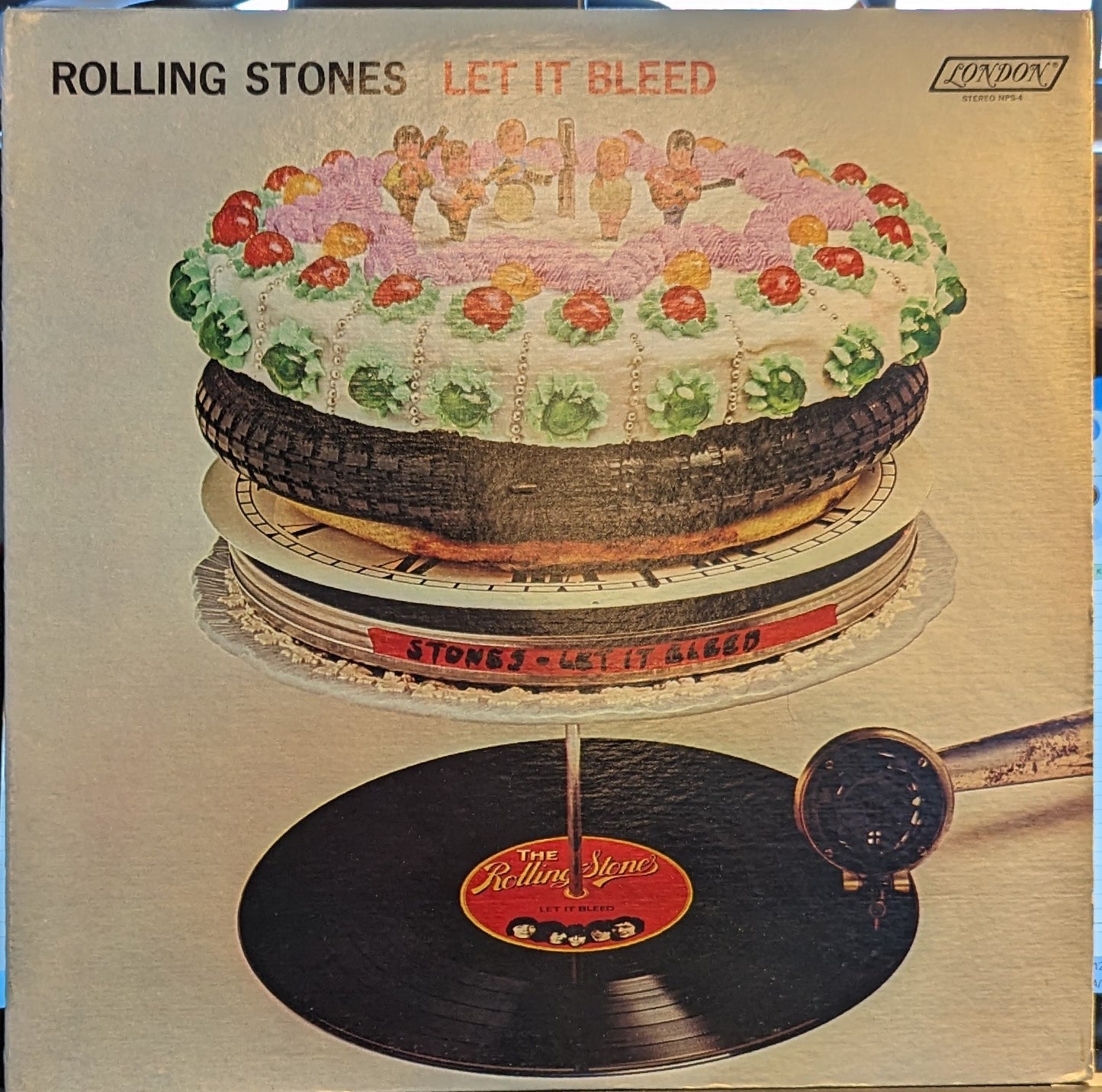 The Rolling Stones Let It Bleed *SHELLEY* LP Excellent (EX) Near Mint (NM or M-)