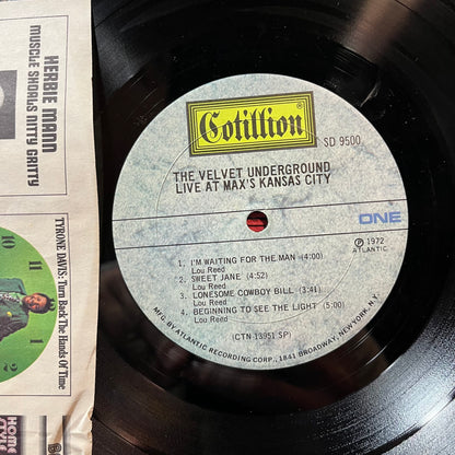 The Velvet Underground - Live At Max's Kansas City (VINYL LP COTILLION SD 9500 1972) | Excellent+ (EX+) Very Good Plus Plus (VG++) - ROCK / USED *EXCELLENT+*