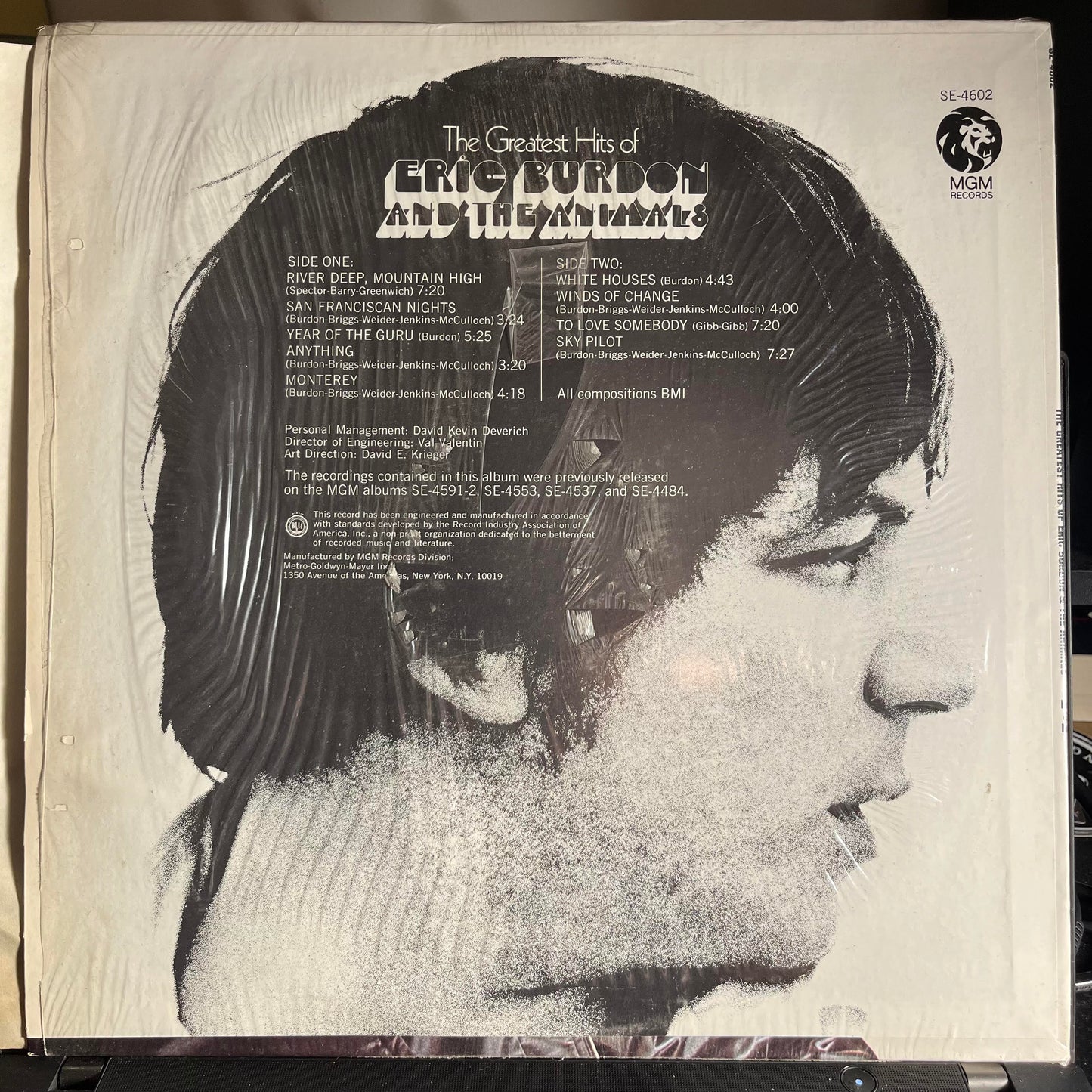 Eric Burdon & The Animals - The Greatest Hits Of Eric Burdon And The Animals *SHRNK* | Mint (M) Mint (M) - ROCK / USED *EXCELLENT+*