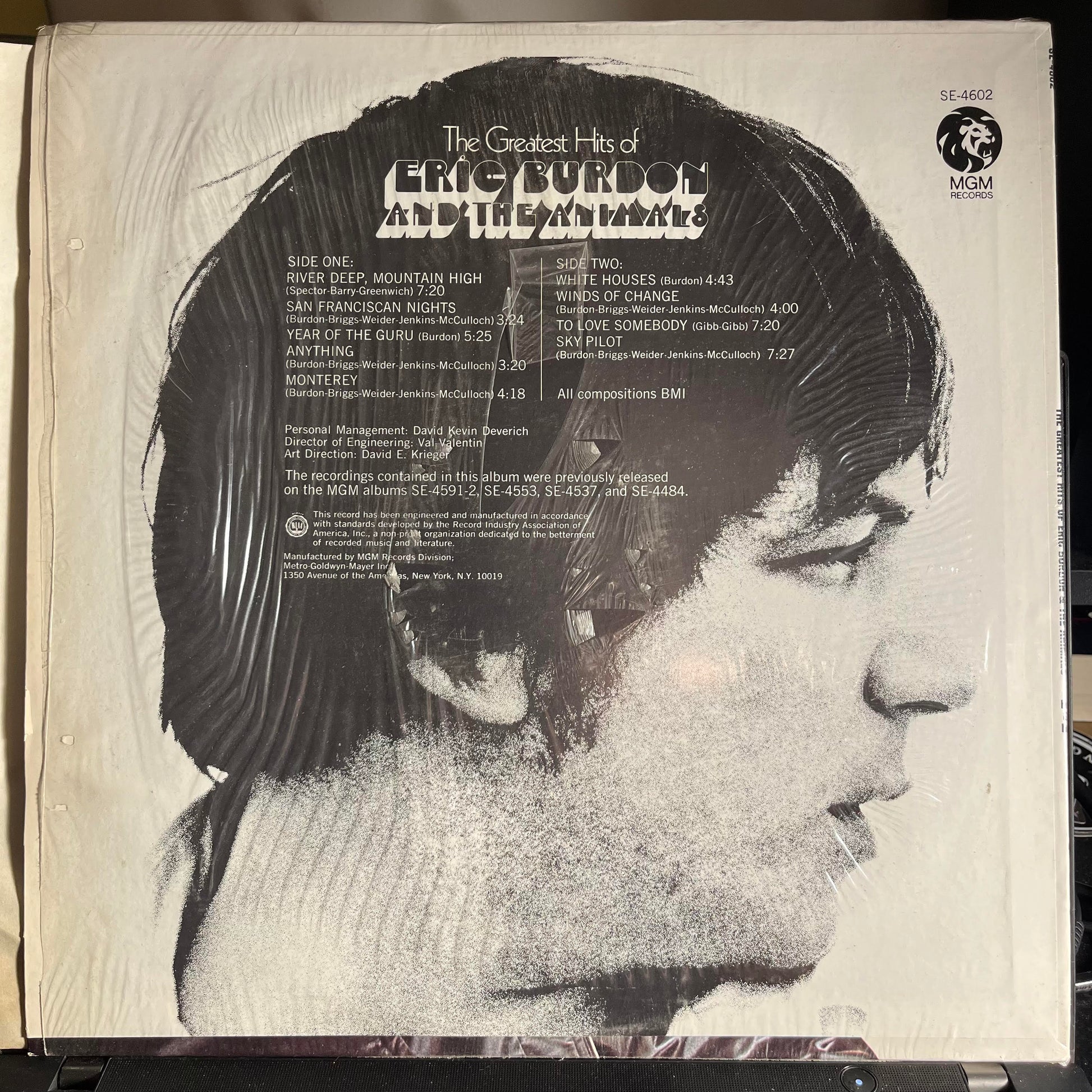 Eric Burdon & The Animals - The Greatest Hits Of Eric Burdon And The Animals *SHRNK* | Mint (M) Mint (M) - ROCK / USED *EXCELLENT+*