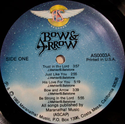 Bow & Arrow (VINYL) | Excellent+ (EX+) Very Good Plus (VG+) - ROCK / USED *EXCELLENT+*