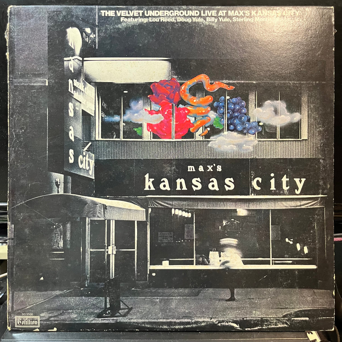 The Velvet Underground - Live At Max's Kansas City (VINYL LP COTILLION SD 9500 1972) | Excellent+ (EX+) Very Good Plus Plus (VG++) - ROCK / USED *EXCELLENT+*