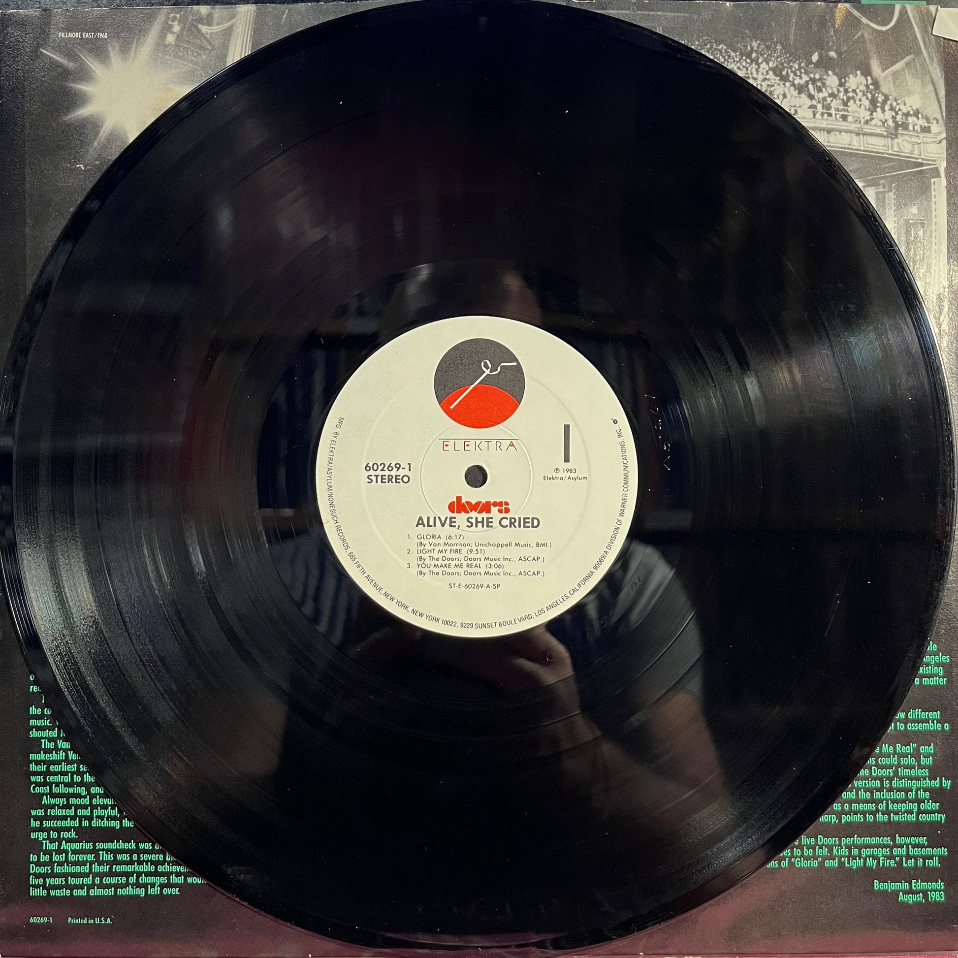 The Doors - Alive, She Cried *SPECIALTY - SP* | Excellent (EX) Excellent (EX) - ROCK / USED *EXCELLENT+*