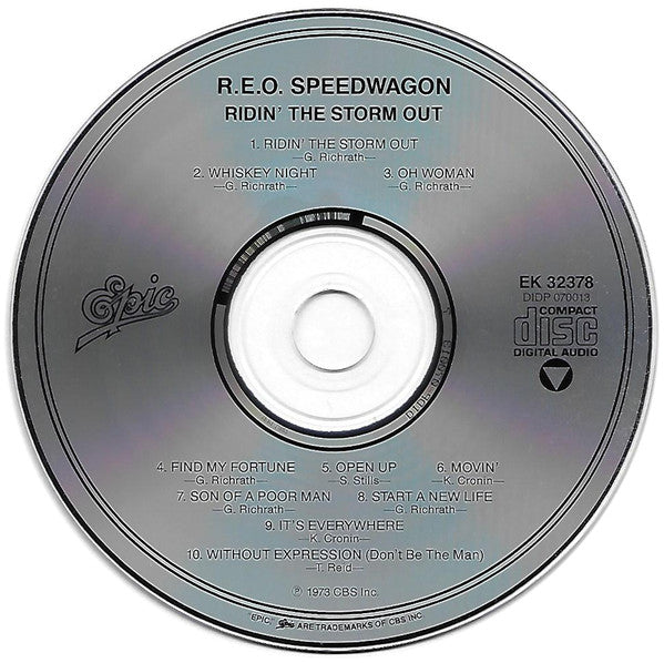 Ridin' The Storm Out (CD) | Excellent+ (EX+) Excellent (EX) - ROCK / USED *EXCELLENT+*