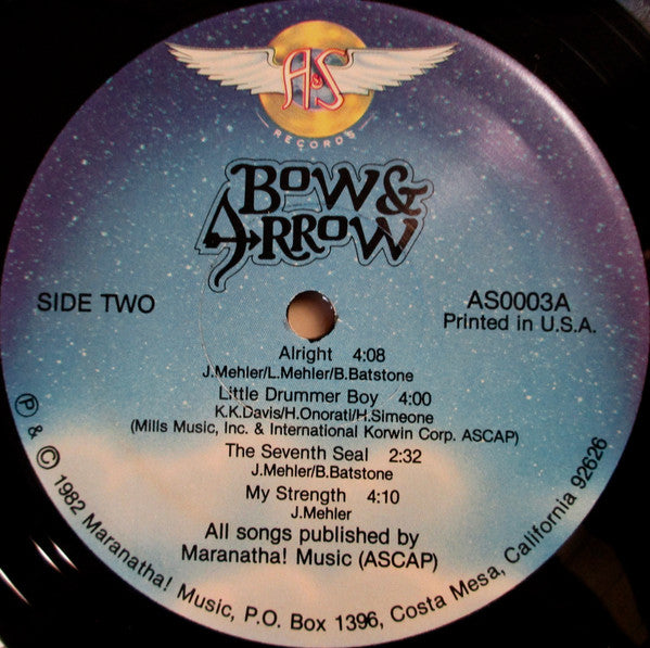 Bow & Arrow (VINYL) | Excellent+ (EX+) Very Good Plus (VG+) - ROCK / USED *EXCELLENT+*