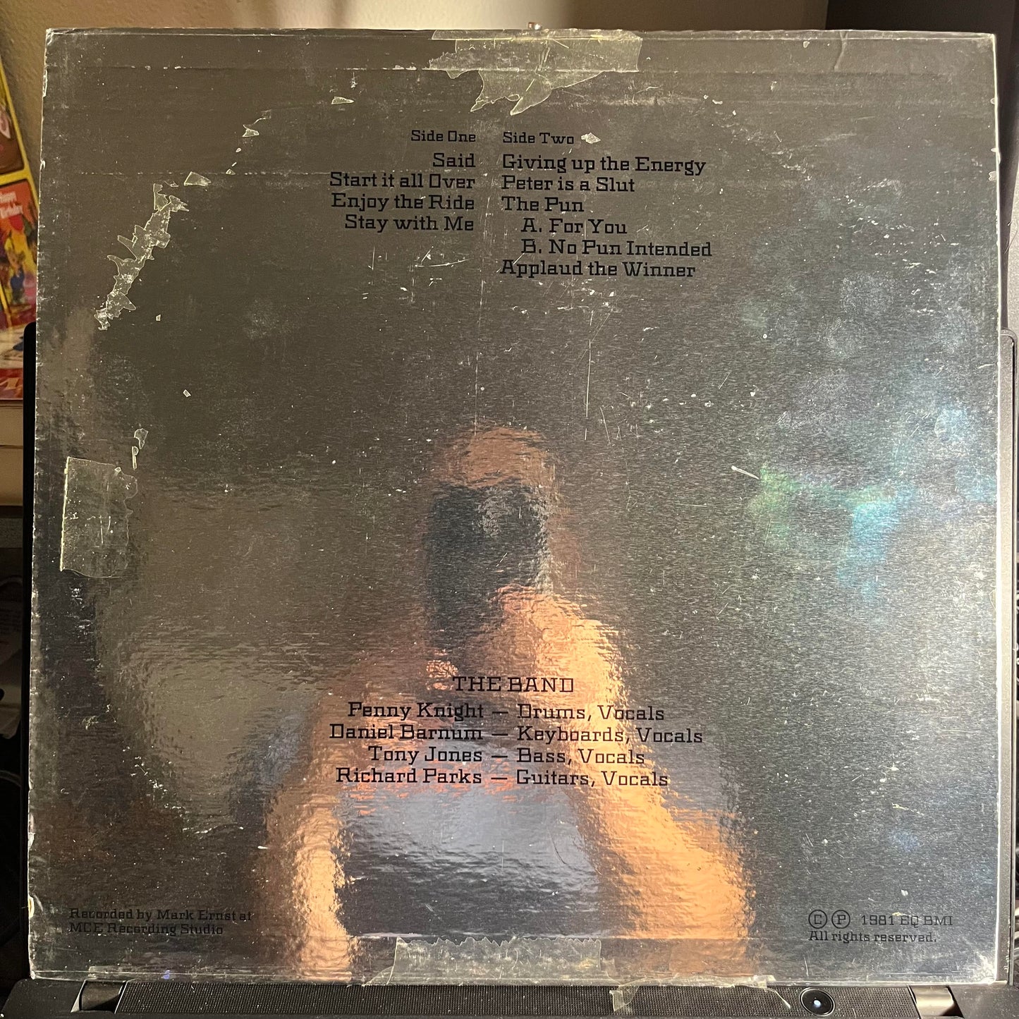 EQ (22) - Giving Up The Energy | Excellent (EX) Near Mint (NM) - ROCK / USED *EXCELLENT+*