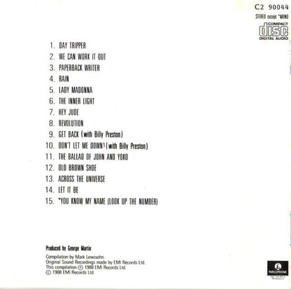 The Beatles - Past Masters: Volume Two (CD CANADA) | Excellent+ (EX+) Excellent (EX) - ROCK / USED *EXCELLENT+*
