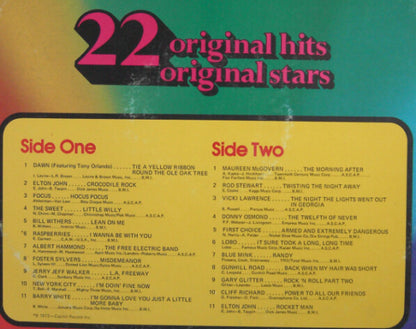 Fantastic 22 Original Hits 22 Original Stars *SONIC* | Excellent (EX) Very Good (VG)