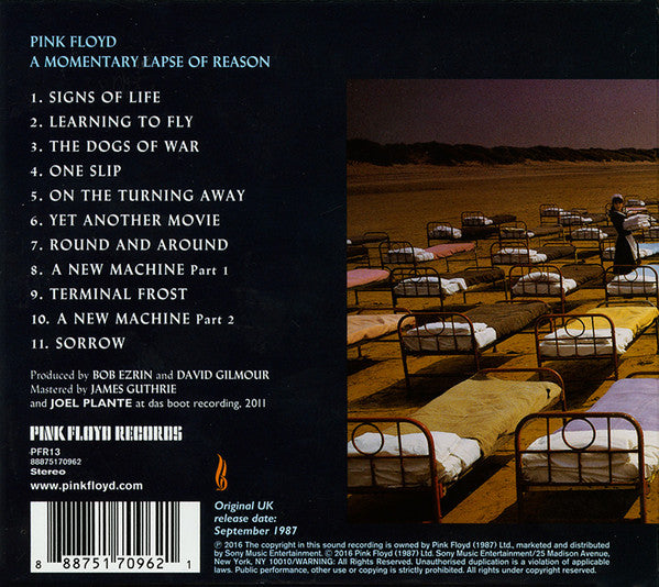A Momentary Lapse Of Reason (CD) | Excellent+ (EX+) Excellent (EX) - ROCK / USED *EXCELLENT+*
