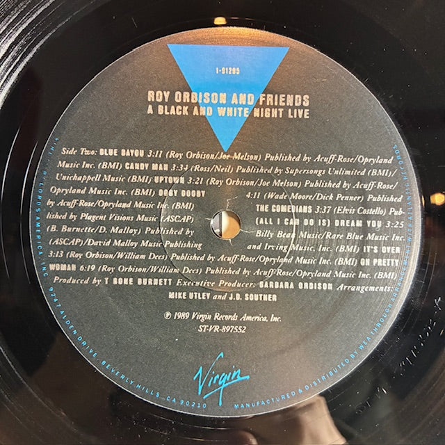 Roy Orbison And Friends - A Black And White Night Live (VINYL) | Excellent+ (EX+) Excellent (EX) - ROCK / USED *EXCELLENT+*
