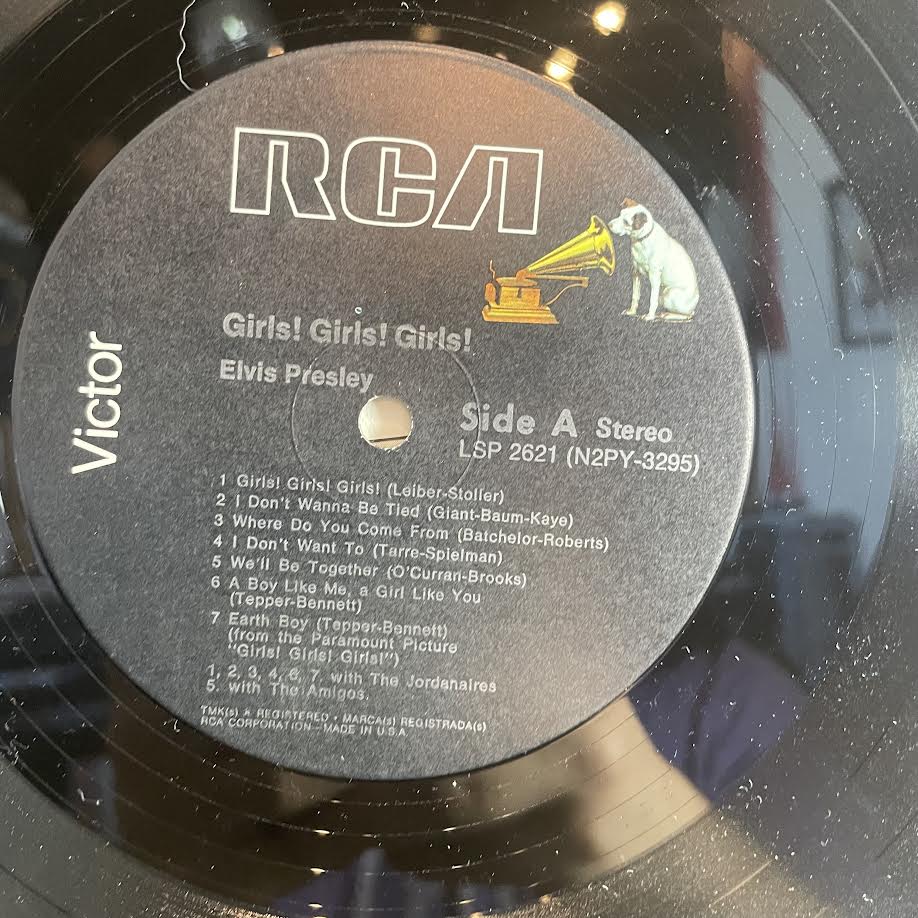 Elvis Presley - Girls! Girls! Girls! (VINYL) | Excellent+ (EX+) Very Good Plus (VG+) - ROCK / USED *EXCELLENT+*